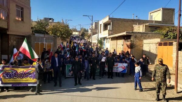 شوراب صغیر میزبان راهپیمایی باشکوه ۱۳ آبان و بزرگداشت روز دانش‌آموز