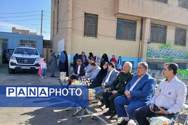 نواختن زنگ پدافند غیرعامل در آموزشگاه های چهاردانگه