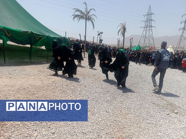 مراسم خیمه سوزان در شهر طاقانک