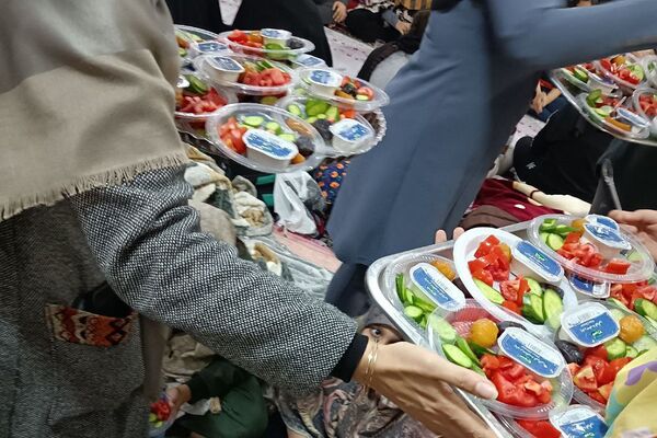 آخرین روز اعتکاف دختران در مسجد الزهرا شهر قیامدشت 