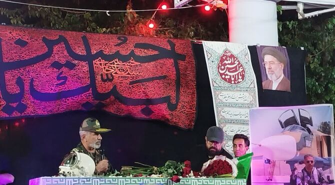 وداع باشکوه مردم شیراز با پیکر شهید خلبان سرتیپ دوم مجید کاظمی