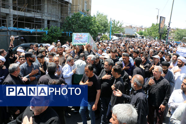 تشییع پیکر شهید مدافع حرم لشکر فاطمیون در قم