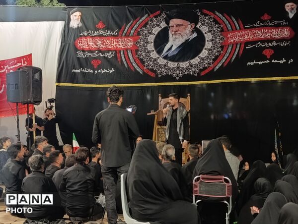 عزاداری گسترده در خیابان خرمشهر کاشمر همزمان با اجتماعات شبانه