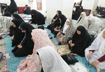 نماز جمعه در مسجد جامع شهرستان خلیل‌آباد
