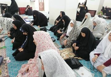 نماز جمعه در مسجد جامع شهرستان خلیل‌آباد