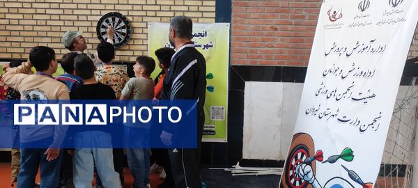 مسابقات استعدادیابی رابطین دارت در سالن زینبیه شهرستان شیروان