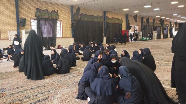 اردوی آمادگی دفاعی مدارس متوسطه دوم در کانون شهید سبحانی کرج 