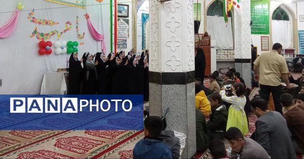 جشن ولادت حضرت مهدی (ع) در مسجد جامع شهر کندر