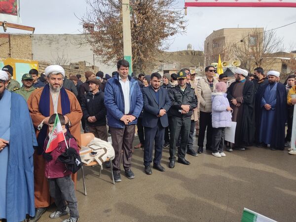 راهپیمایی 22 بهمن راز جرگلان 