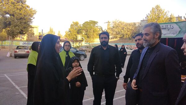 برگزاری موکب گام های عاشقی امام رضا (ع) در دبیرستان نمازی خواه مشهد