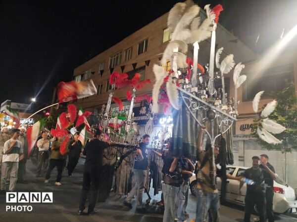 رنگ‌ و بوی محرم در خیابان‌های رجایی شهر کرج