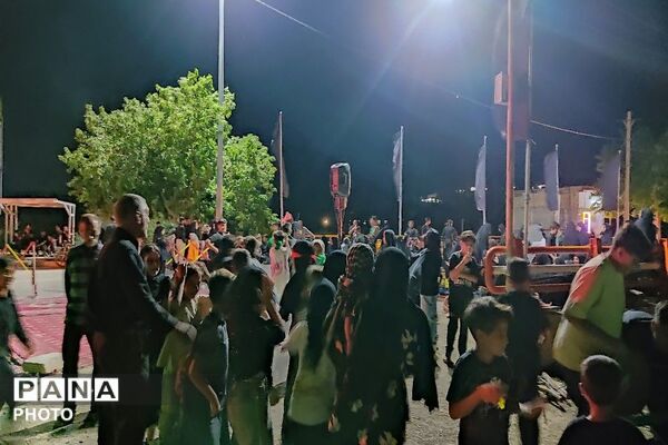 مراسم شام غریبان سالار شهیدان  در حسینیه شهدای شهر بار