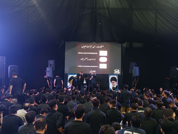 مراسم شب عاشورا در هیئت محبان ابوالفضل نیشابور 