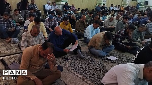قرائت دعای عرفه در مهدیه نیشابور-۱