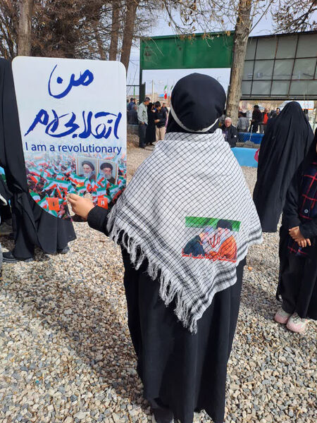 راهپیمایی پرشور ۲۲ بهمن ماه خرم‌بید
