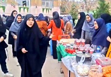 جشنواره تولیدات دستی دانش آموزان دبیرستان هدف