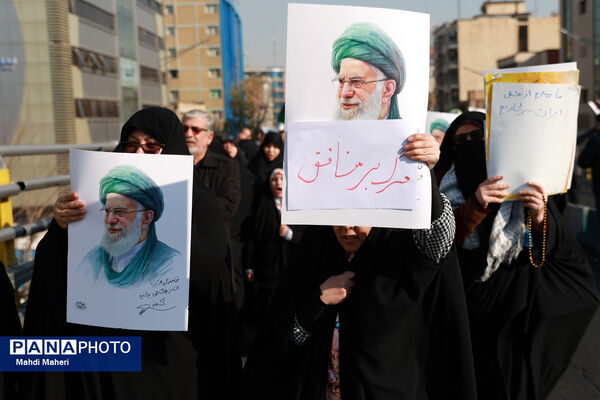 حضور وزیر آموزش و پرورش در راهپیمایی محکومیت اقدامات تروریستی علیه ملت ایران