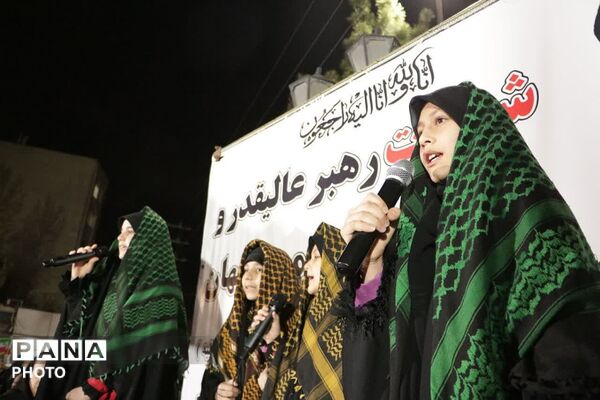 مراسم سوگواری چهلمین روز شهادت قائد امت و تشییع پیکر شهید در چهاردانگه