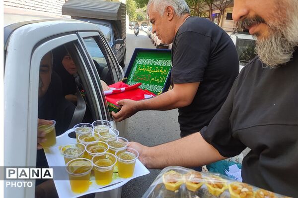برپایی موکب در دبیرستان تزکیه ناحیه دو شهرری به مناسبت تاسوعا حسینی 