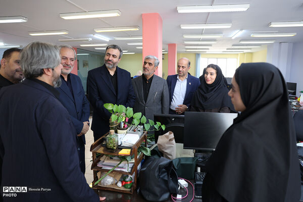 بازدید جمعی از مدیران و معاونان وزارت آموزش و پرورش از خبرگزاری پانا به مناسبت روز خبرنگار