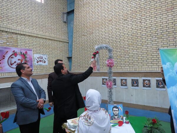 آیین برگزاری زنگ سپاس معلم در مدرسه خانکلابی بجنورد