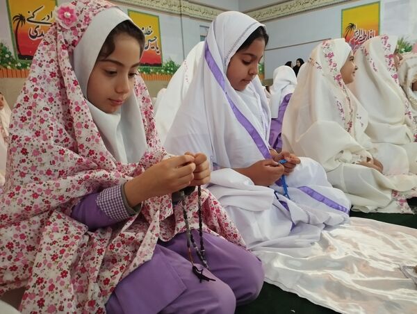 جشن عبادت و بندگی دانش‌آموزان دبستان پیامبر اعظم(ص) شهرستان ملارد 