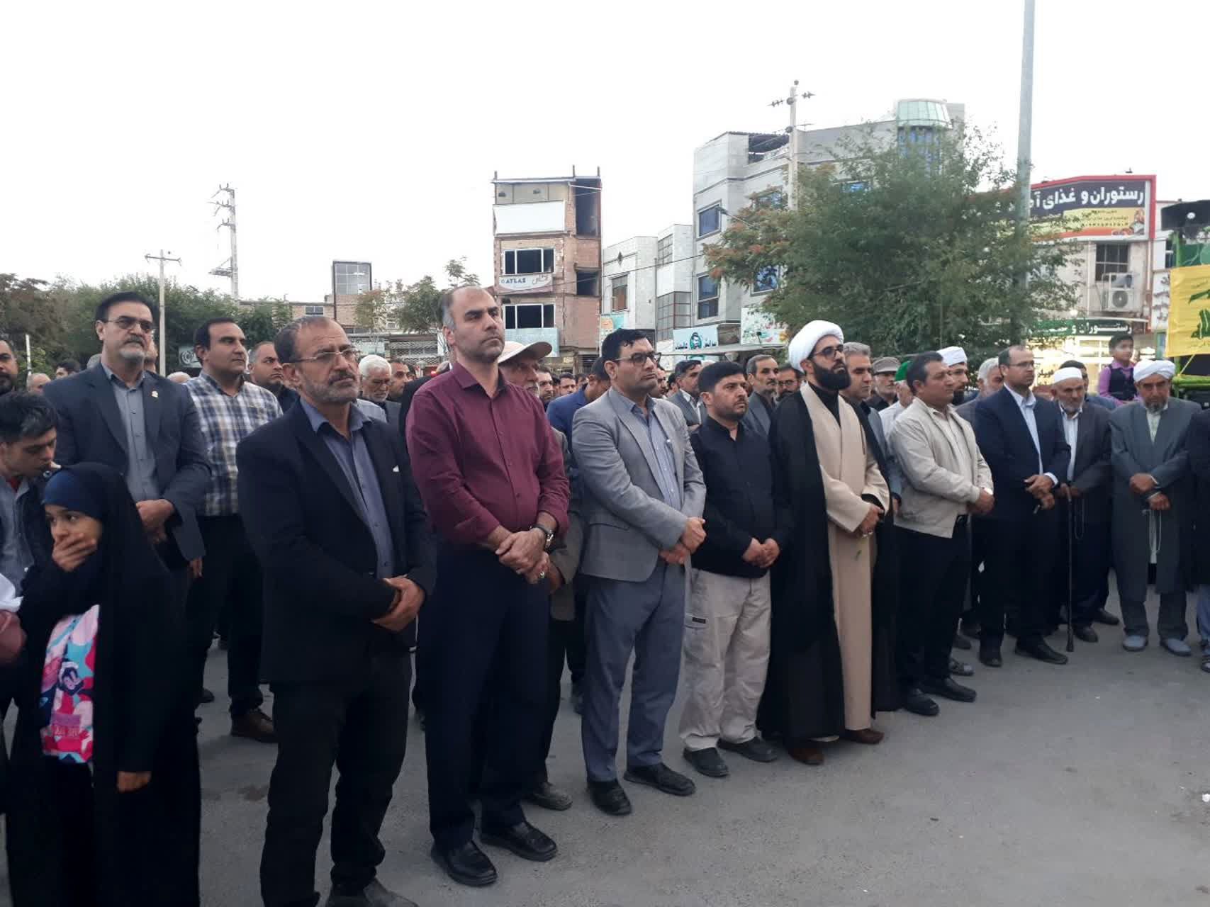 تجمع باشکوه مردم آشخانه در محکومیت اسرائیل و ترور شهید سیدحسن نصرالله 