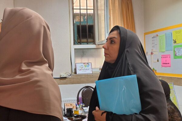 بازدید از مدرسه سعادت جهت بررسی وضعیت ایمنی و بهداشت براساس اصول آیین‌نامه بهداشت محیط مدارس