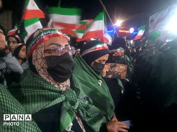 اجتماع مردمی حامیان آرمان‌های انقلاب اسلامی ایران در گلوگاه 