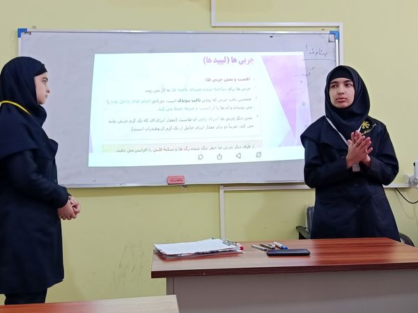 طرح مدام در دبیرستان فرزانگان 