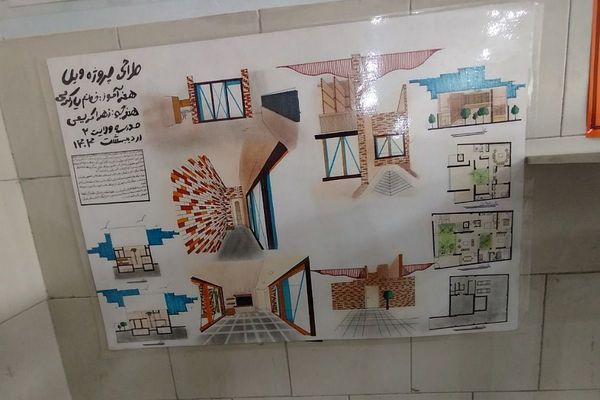 بازدید دانش آموزان پایه نهم آموزشگاه شهید خشکباری از هنرستان کار و دانش ولایت 