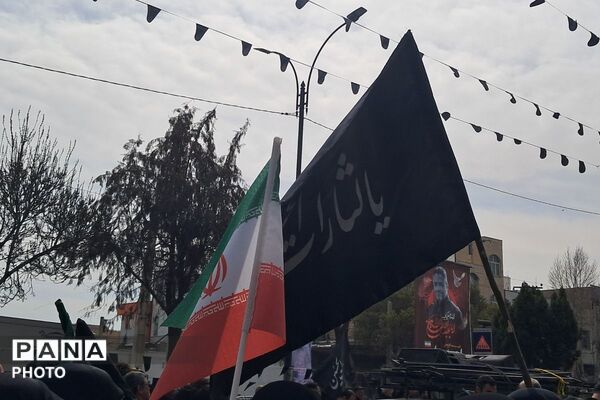 تشییع پیکر مطهر شهدای وطن در گلزار شهدای شهرستان ملارد