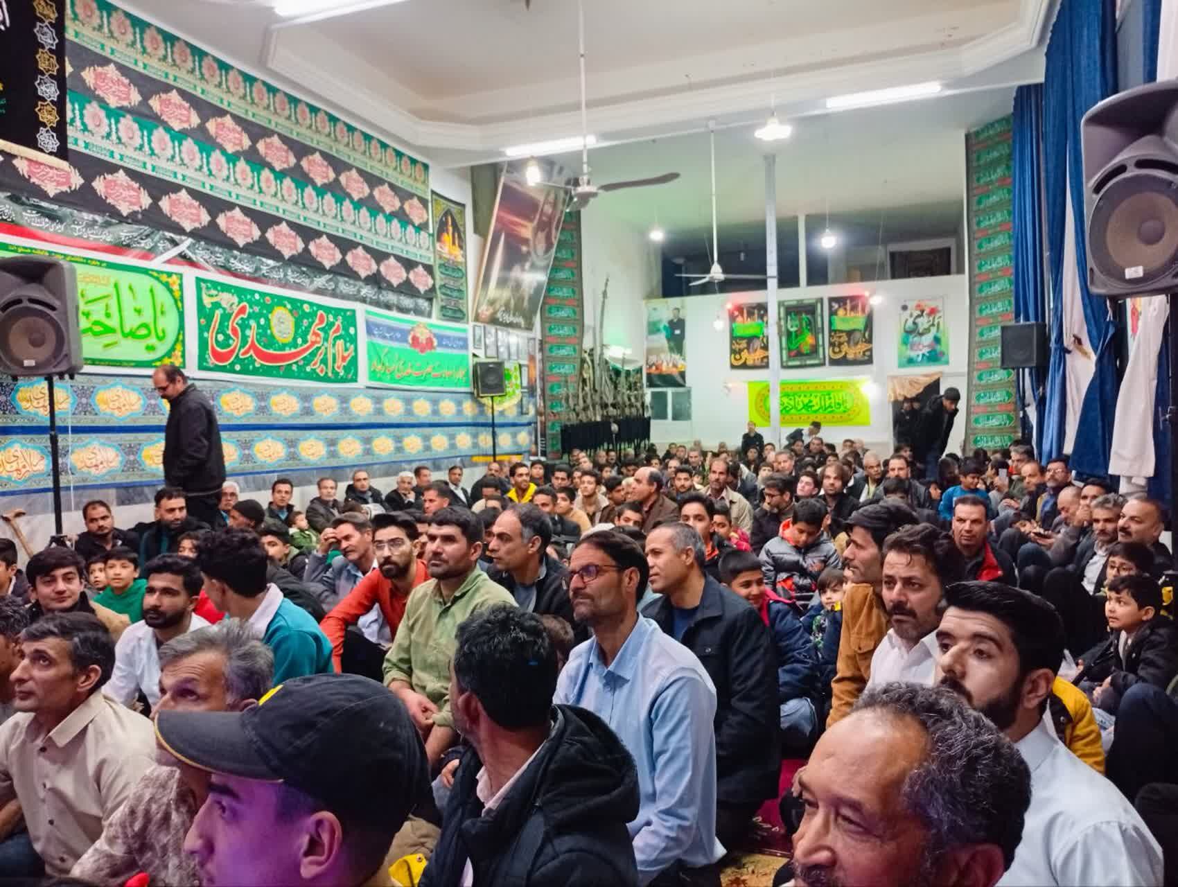 جشن ولادت حضرت مهدی (عج) در روستای فدافن