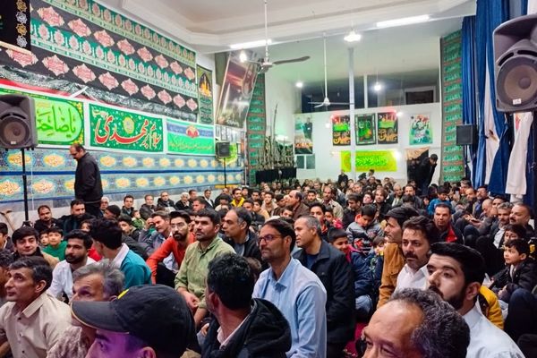 جشن ولادت حضرت مهدی (عج) در روستای فدافن