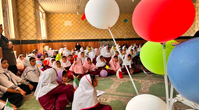 مراسم گرامیداشت هفته نیروی انتظامی در دبستان کوثر دیشموک