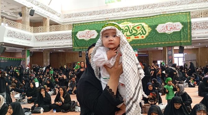 همایش شیرخوارگان حسینی در شهر گرگان 