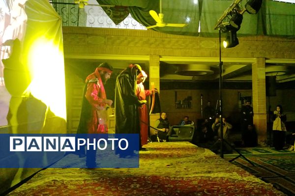 اجرای نمایش سلام همکلاسی در حسینه شهربار نیشابور