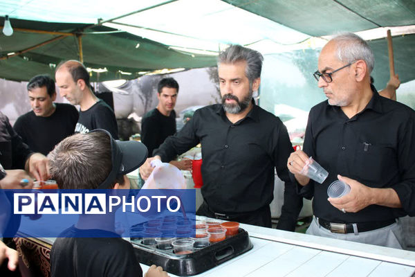 جلوه‌های زیبای انس و همدلی در خدمت به ارادتمندان سیدالشهدا(ع)