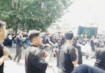 عزاداران حسینی در روز تاسوعا گرد هم آمدند