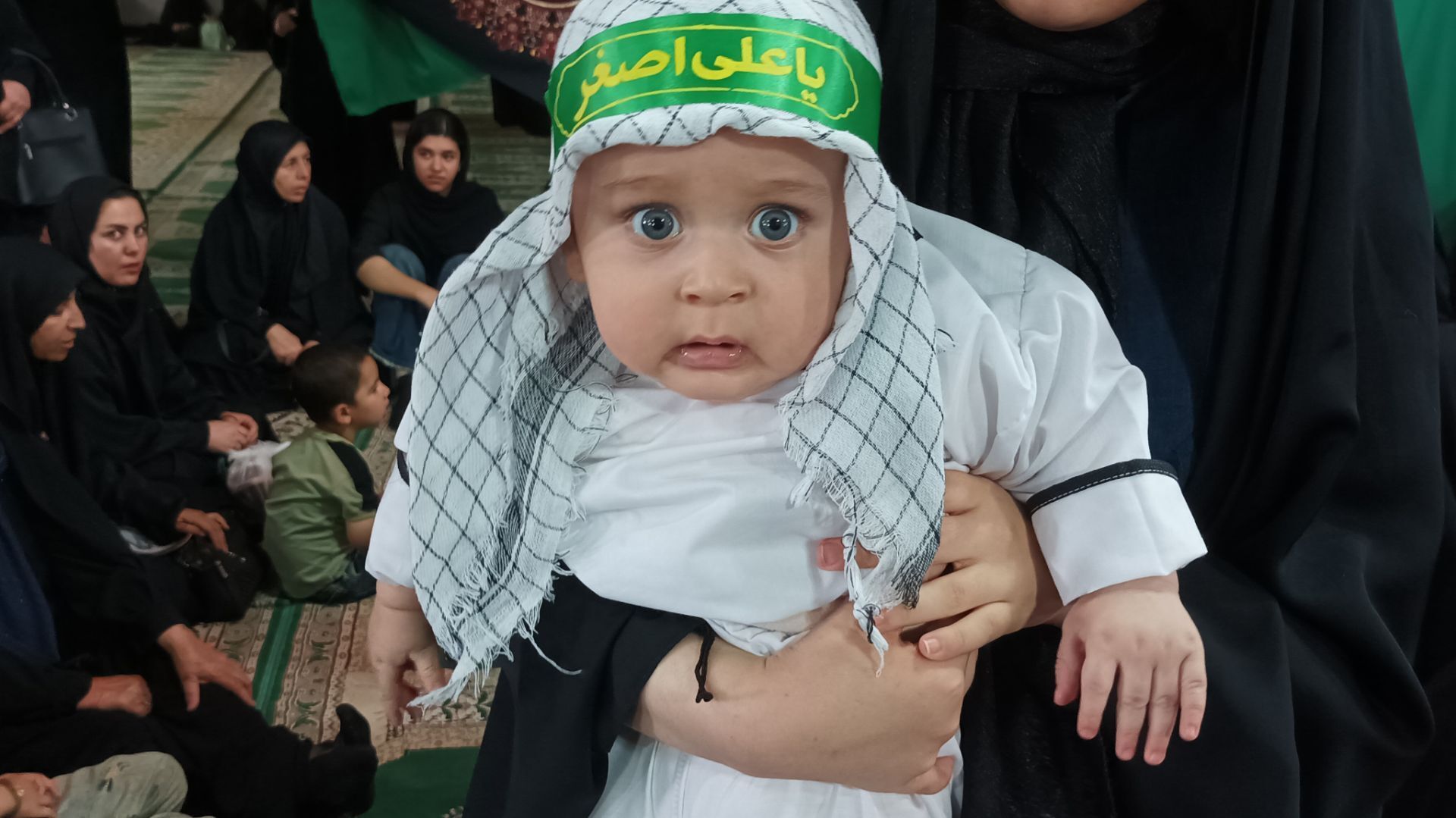 مراسم شیرخوارگان حسینی در مهدیه معلا شهر میلاجرد