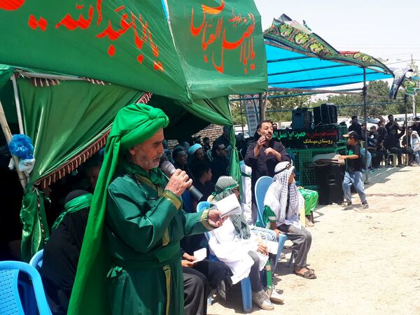 آیین شبیه خوانی عاشورا در روستای مهمانک