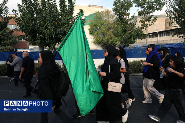 پیاده روی جاماندگان اربعین حسینی - تهران