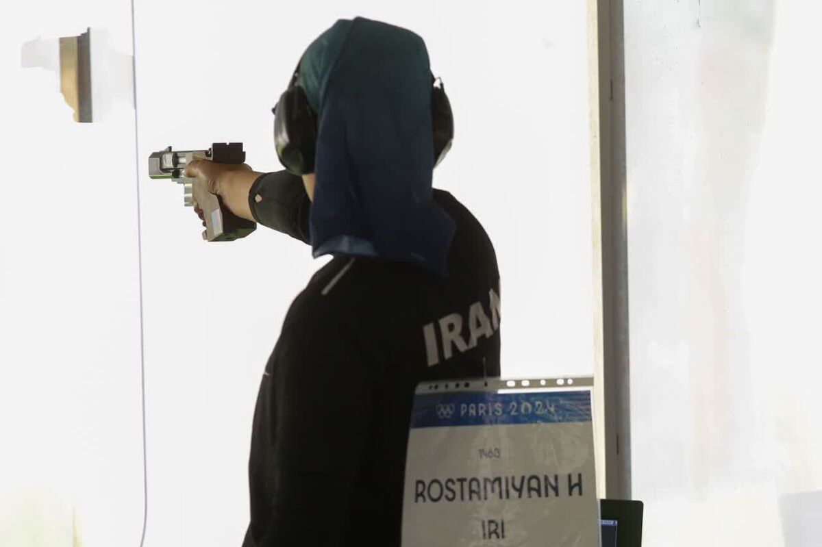 هانیه رستمیان در بخش دقت تپانچه ۲۵ متر ششم شد

