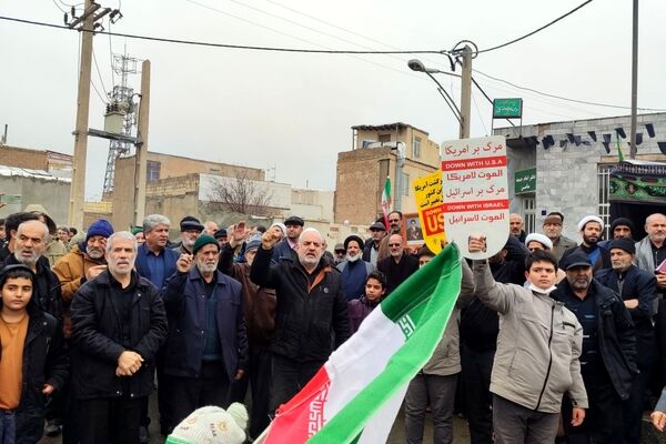 حضور گسترده مردم ولایتمدار سامن در راهپیمایی روز جهانی قدس