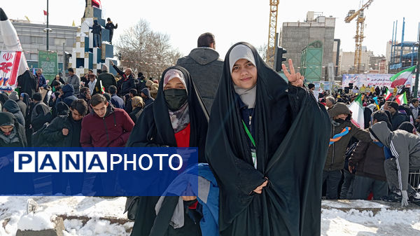 راهپیمایی ۲۲ بهمن ماه در شهر مشهد مقدس