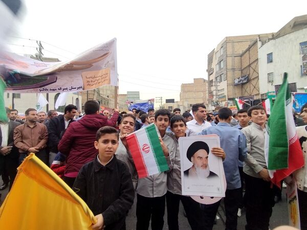 راهیپمایی 13 آبان در شهر قدس