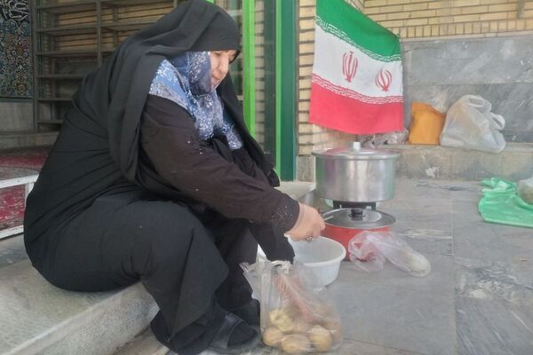 برگزاری رزمایش سراسری بسیجیان در پایگاه مسجد جامع آبسرد