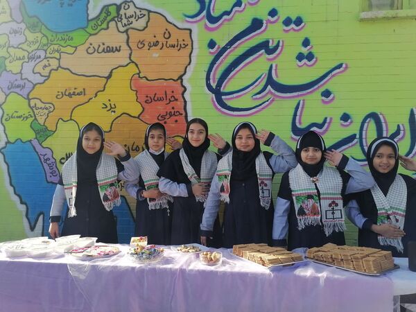 موکب نیمه شعبان در مدرسه نخودی