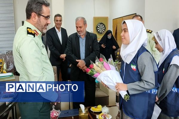 دیدار مدیرکل آموزش وپرورش اردبیل با فرمانده نیروی انتظامی استان 