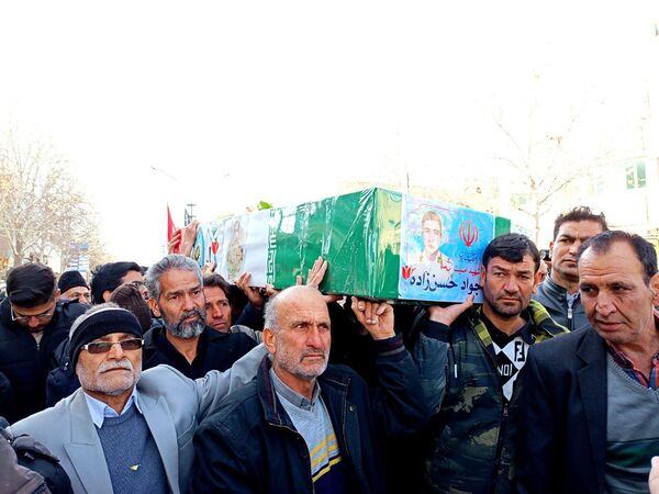 تشییع با شکوه شهید جوادحسن زاده شهید مرزبانی فراجا